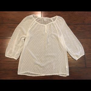 Old navy sheer top sz small